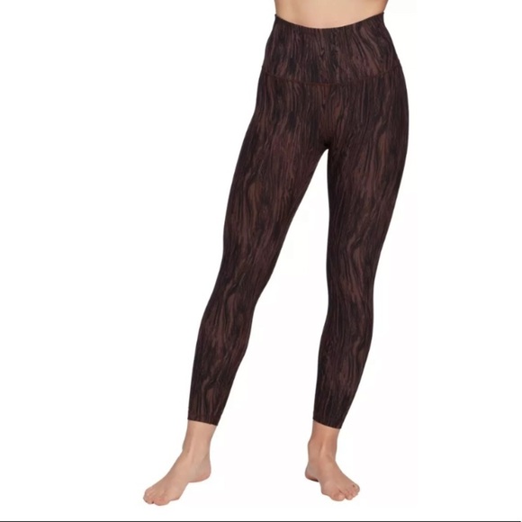 CALIA Women's Core Essential 7/8 Leggings in Faux Bois Cocoa Dreams Size… - Picture 1 of 10